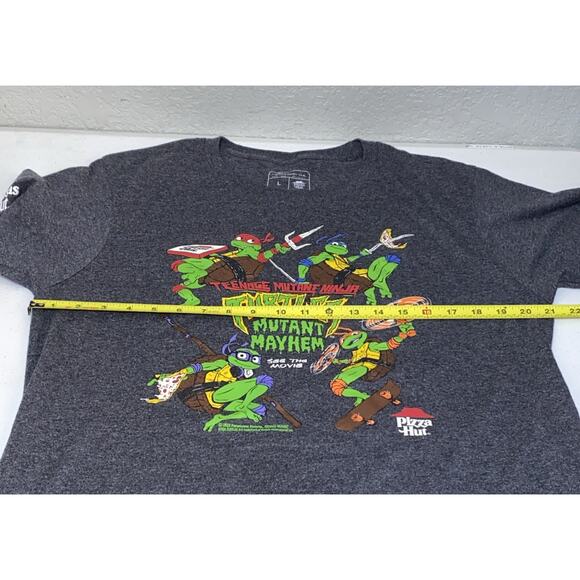 Teenage Mutant Ninja Turtles TNMT Mutant Mayhem Pizza Hut Shirt Employee Promo L - Picture 7 of 9
